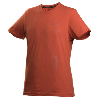 "Xplorer" marškinėliai trumpomis rankovėmis, su "X-Cut" pjūklo atvaizdu, tinkantys abiejų lyčių asmenims