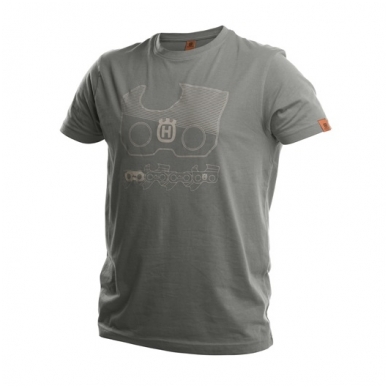 "Xplorer" marškinėliai trumposis rankovėmis, su "X-Cut" grandinės ženklu, tinkantys abiems lytims